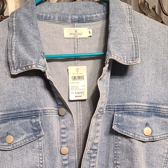 Windsor Light Blue Denim Jumpsuit - Picture 3 of 8